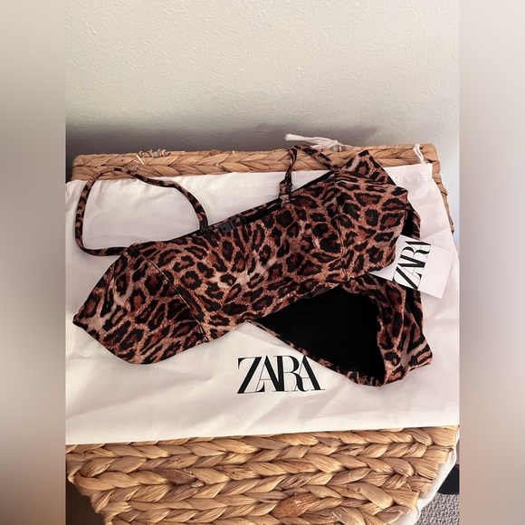 LAST ONE Zara animal print bikini NWT - Picture 2 of 6